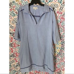 Flowy soft denim dress